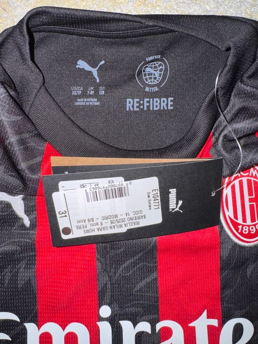 Tricou Fotbal AC Milan / Modric 14 / Original