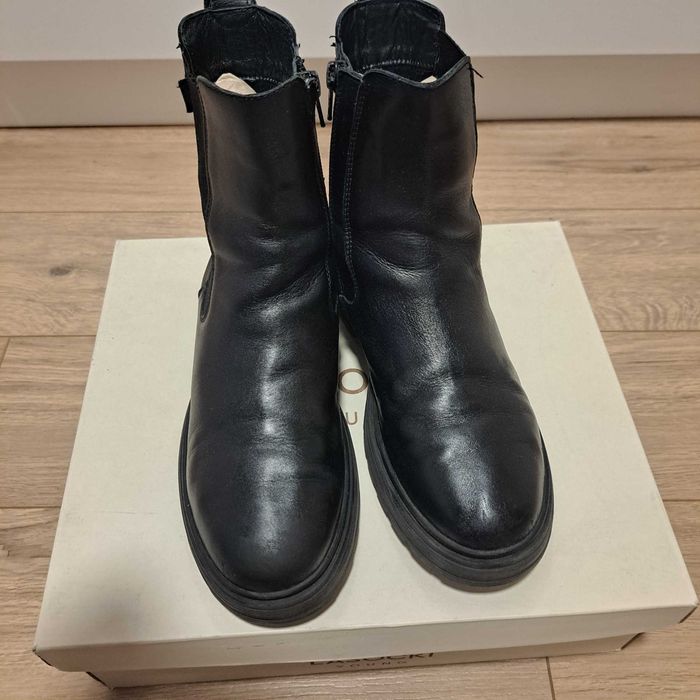 Детски боти от естествена кожа, размер 36