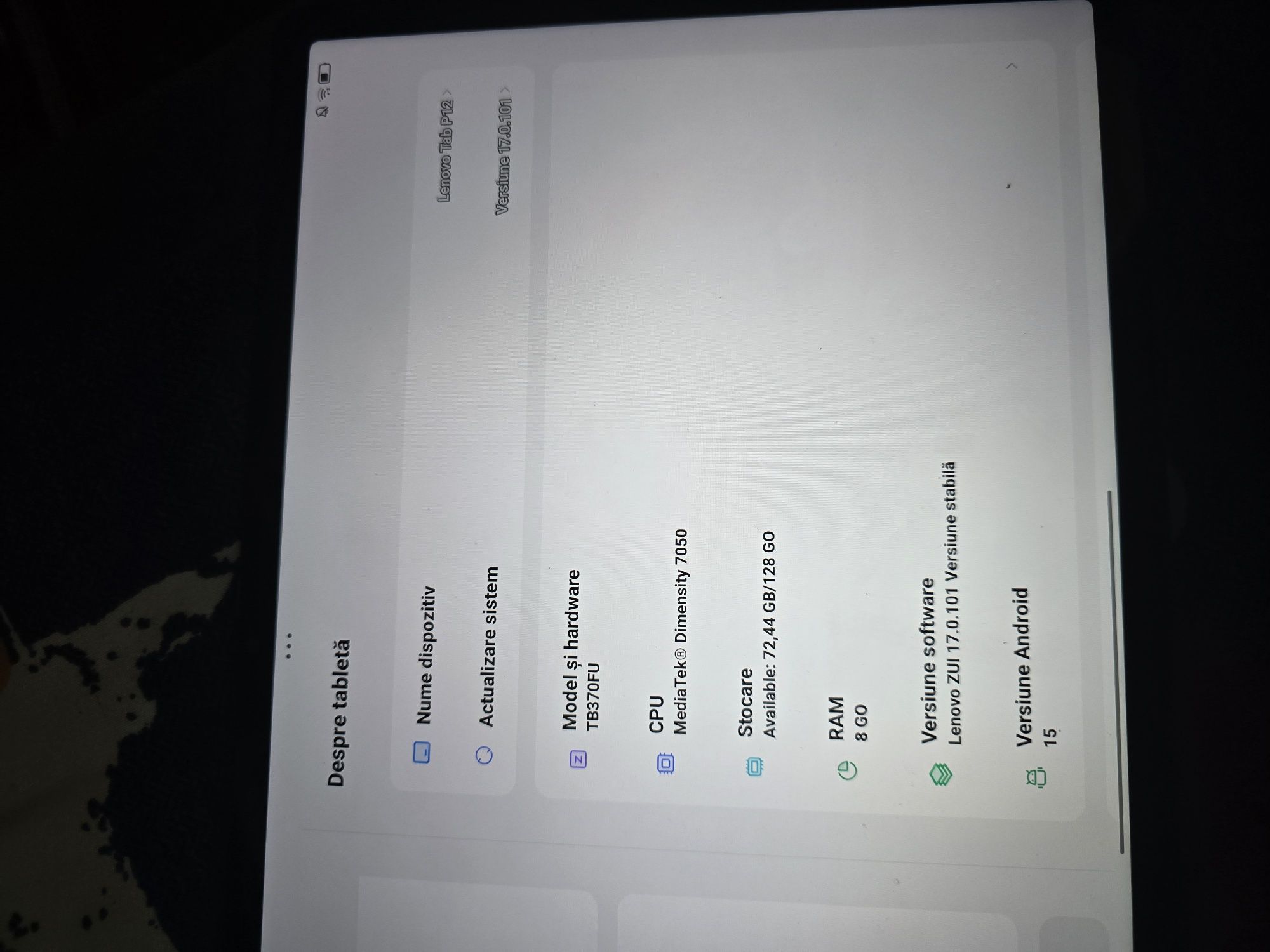 Tabletă Lenovo Tab P12 preț negociabil