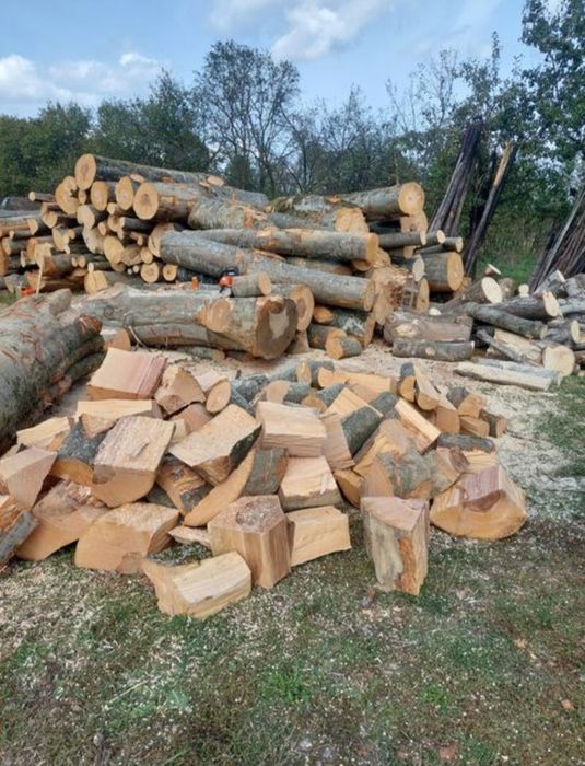 Lemne pentru foc tăiate sparte transport domiciliu!!