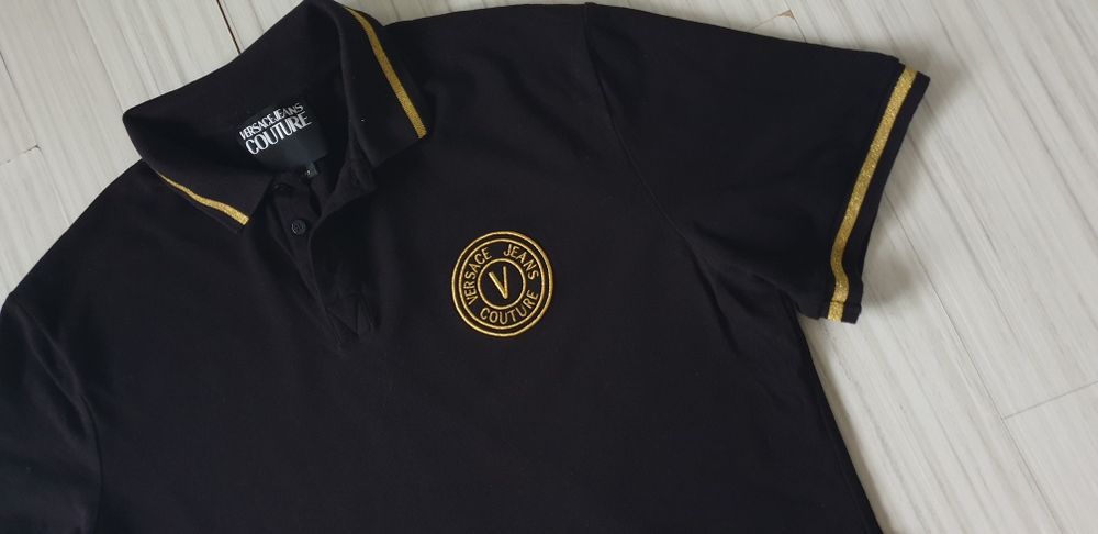 Versace Jeans Couture Pique Slim Fit  2XL - 3XL НОВО! ОРИГИНАЛ! Мъжка