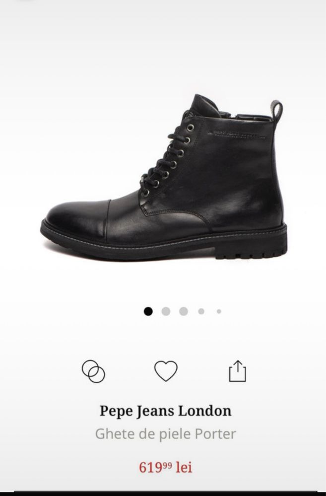 Ghete pepe jeans marimea 42