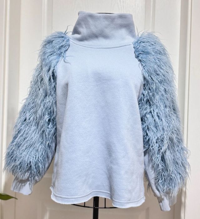 Bluza Hanorac United Colors of Benetton cu maneci bufante