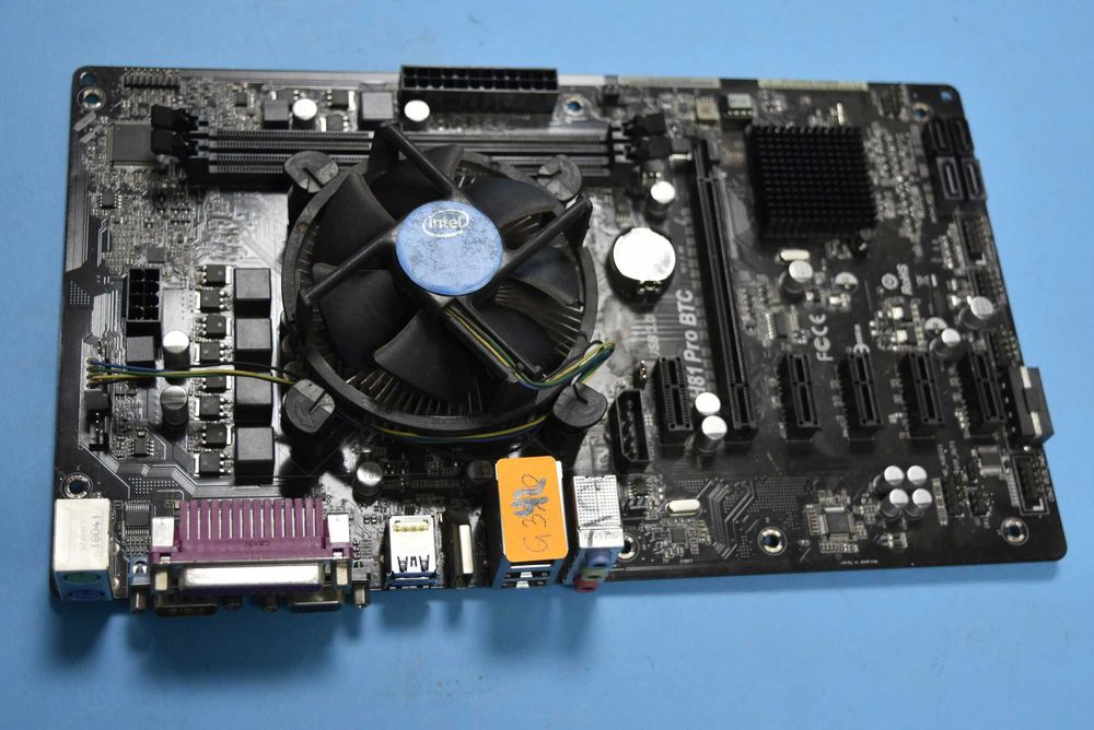 Asrock H81 Pro BTC + Intel Pentium G3420 + COOLER