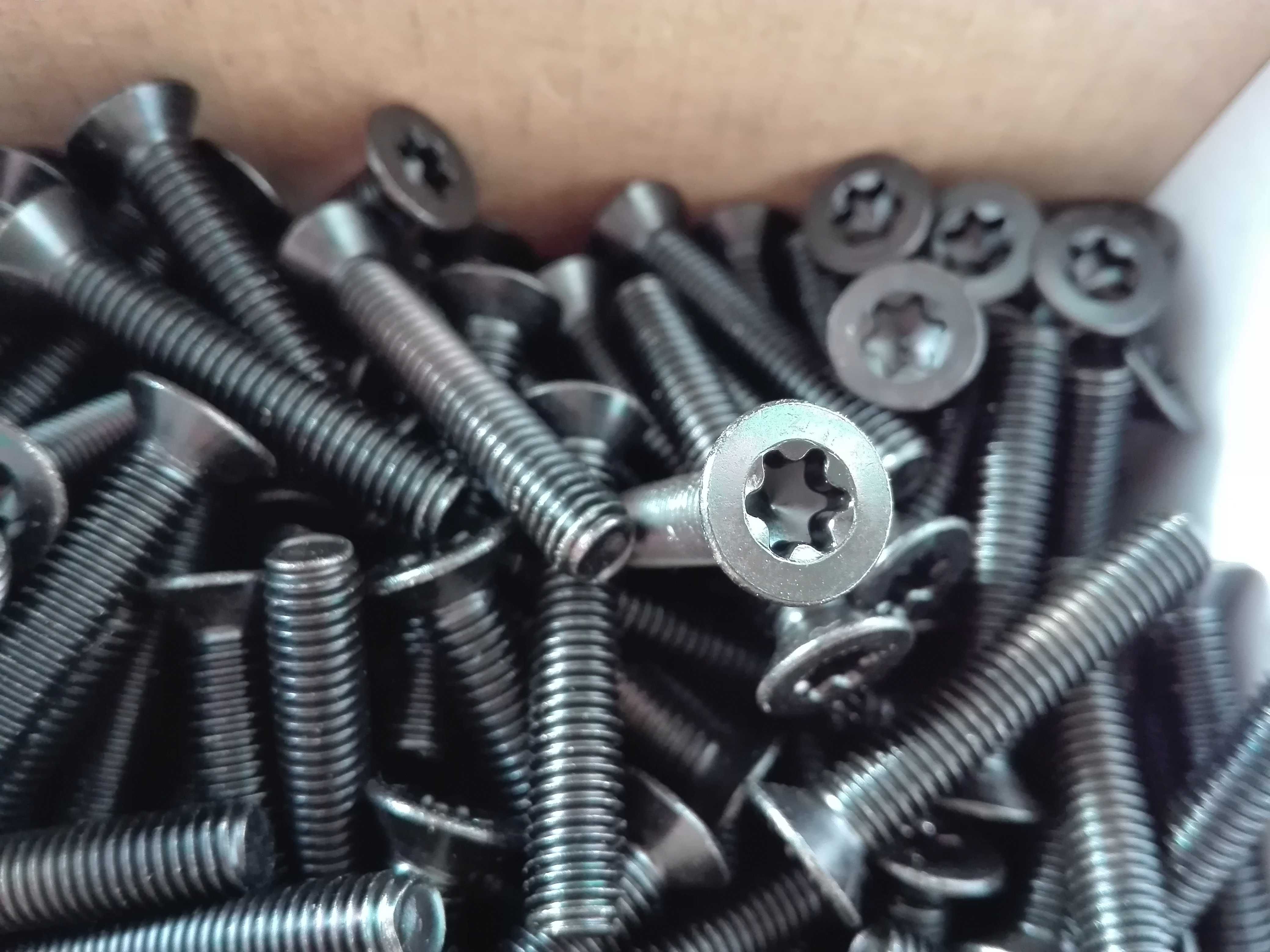 Surub Torx M3x12 x50BUC, cap inecat, negru pentru accesorii boxe audio
