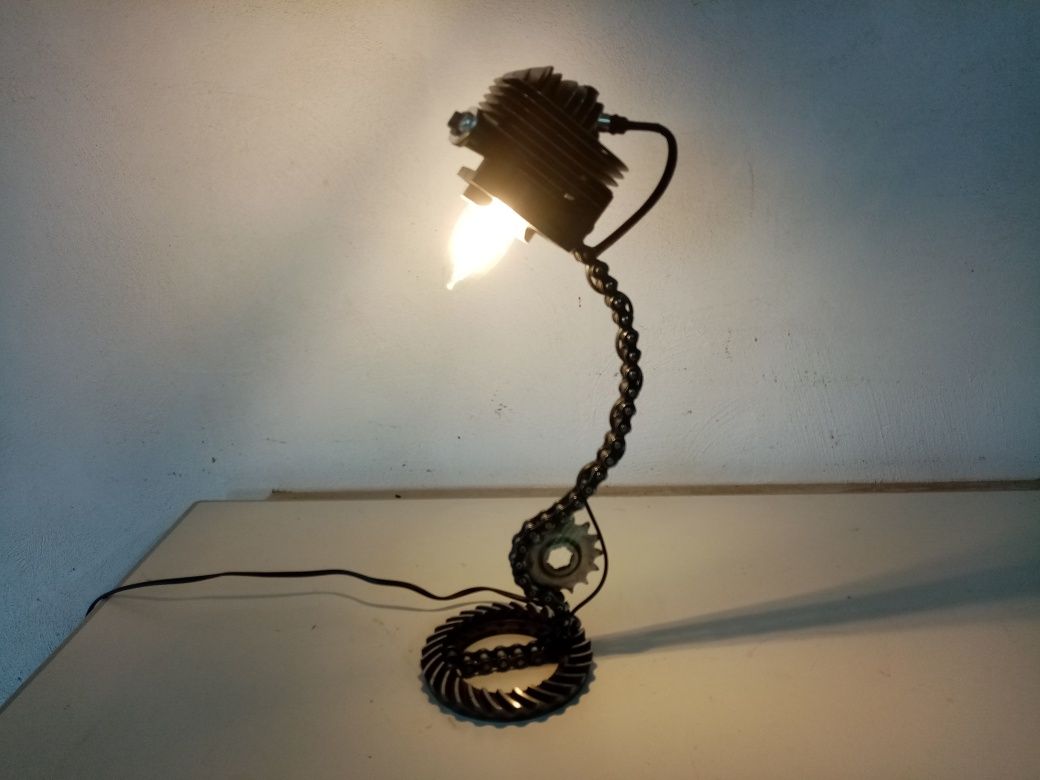 Lampa steampunk,  hand made