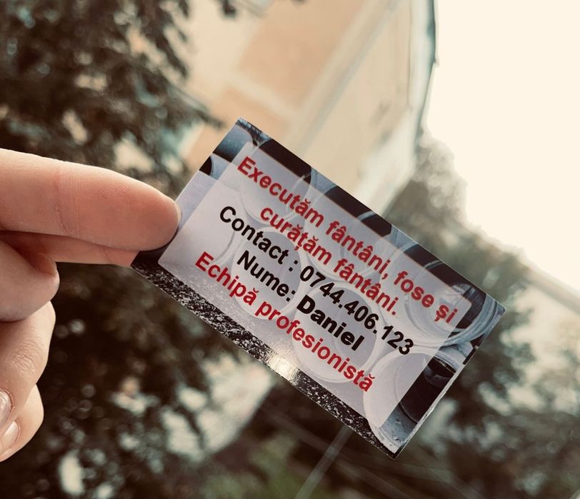 Executam fântâni și fose,adâncim și curățim unde ne permite solul!!