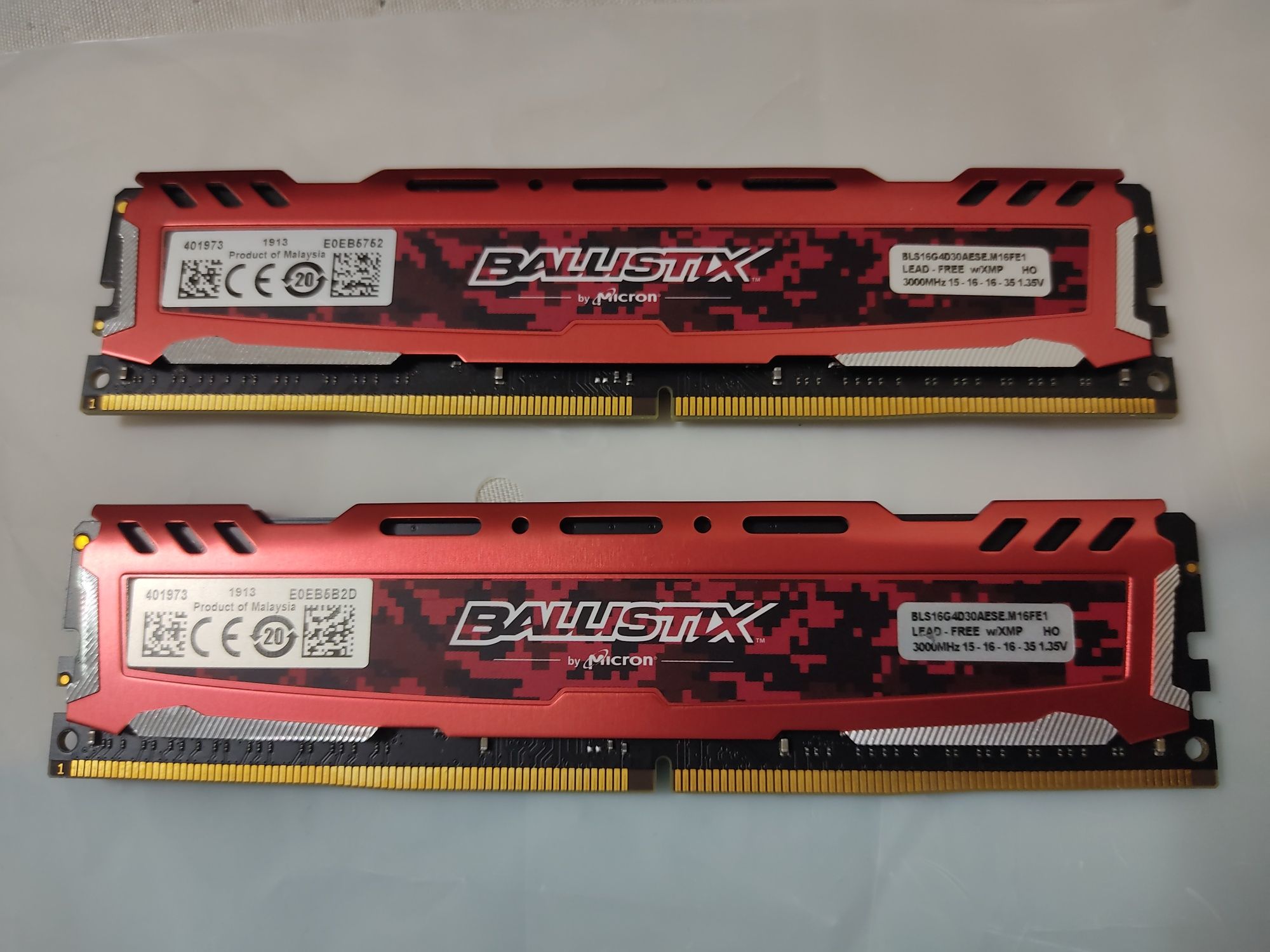 Оперативная память DDR4 32 GB BALLISTIX sport