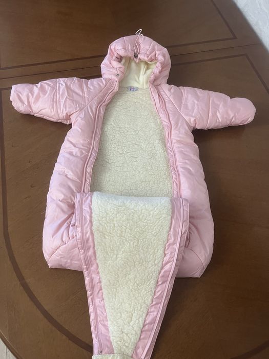 Конверт зимний для девочки