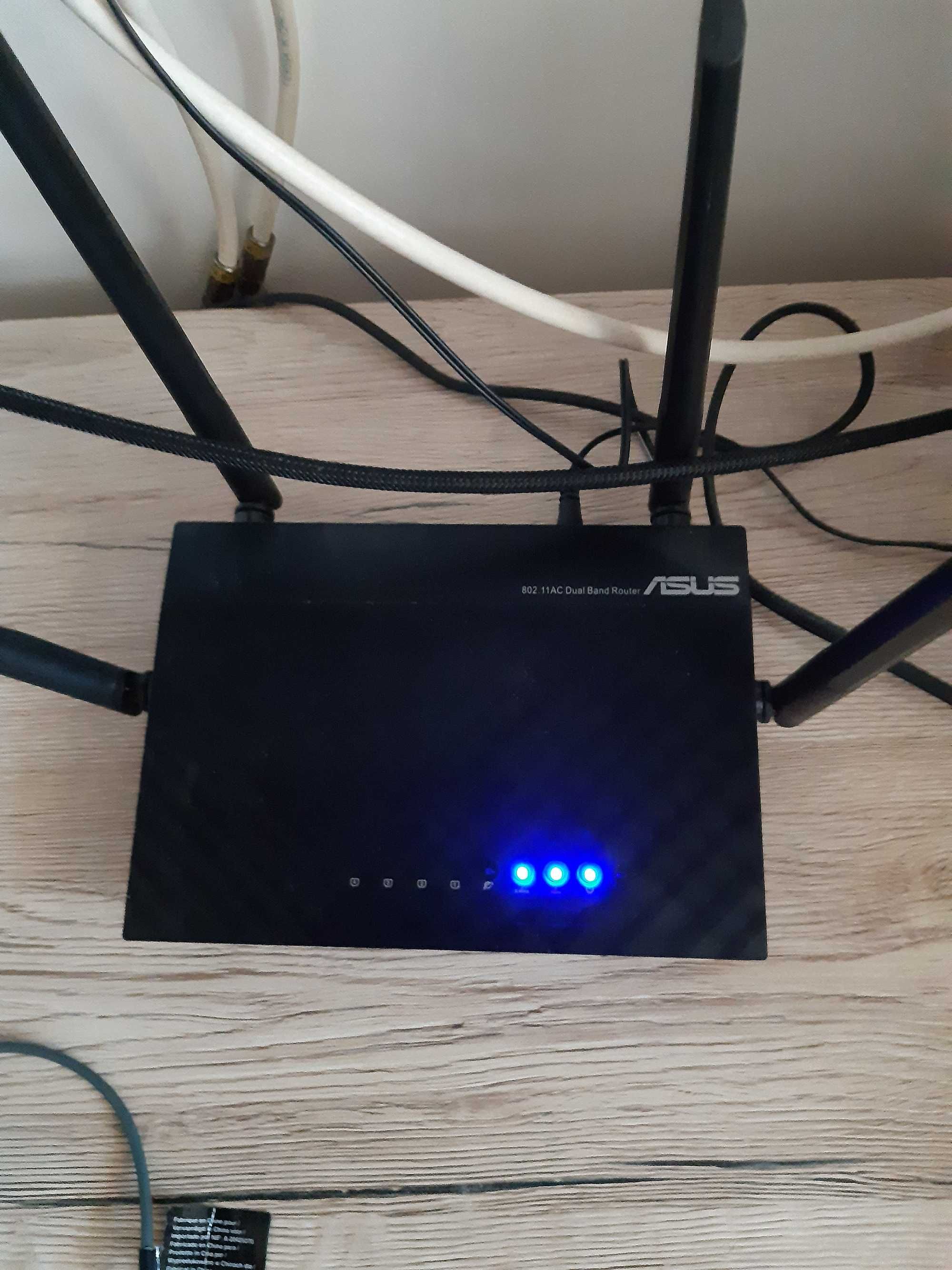 Router Wireless ASUS RT-AC51, AC750, Dual-Band, 4 antene Wi-Fi