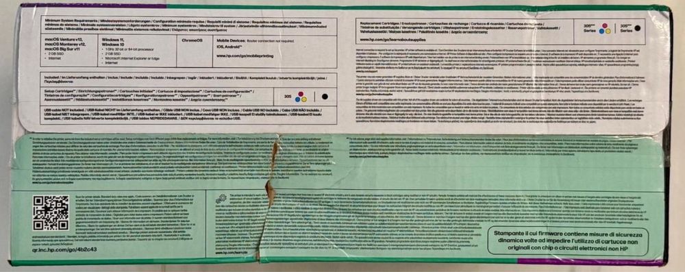 Imprimantă HP DeskJet 2820e – multifuncțională Wi‑Fi, nouă Sigilata