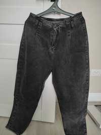 джинсы серо-черные