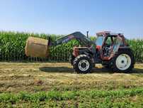Fiat agri 100-90 DT cu încărcător Mailleux MX 100 și plug regent cx 35