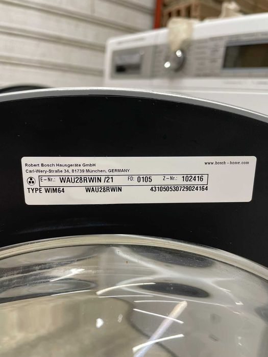 Пералня Bosch Serie 6 WAU28RWIN 6 месеца пълна гаранция 9 кг