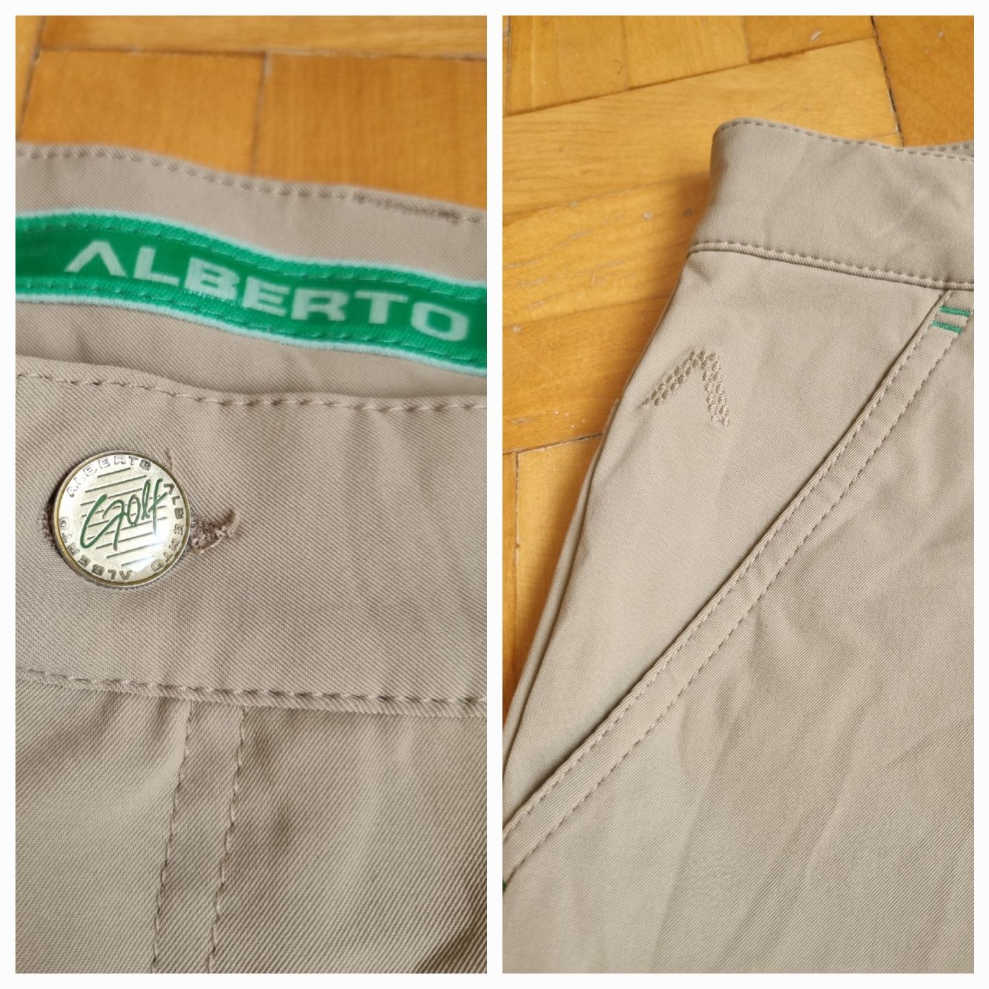 Pantalonii profesionali golf, Alberto 3xDRY, Modern Fit - 48 (M-L)