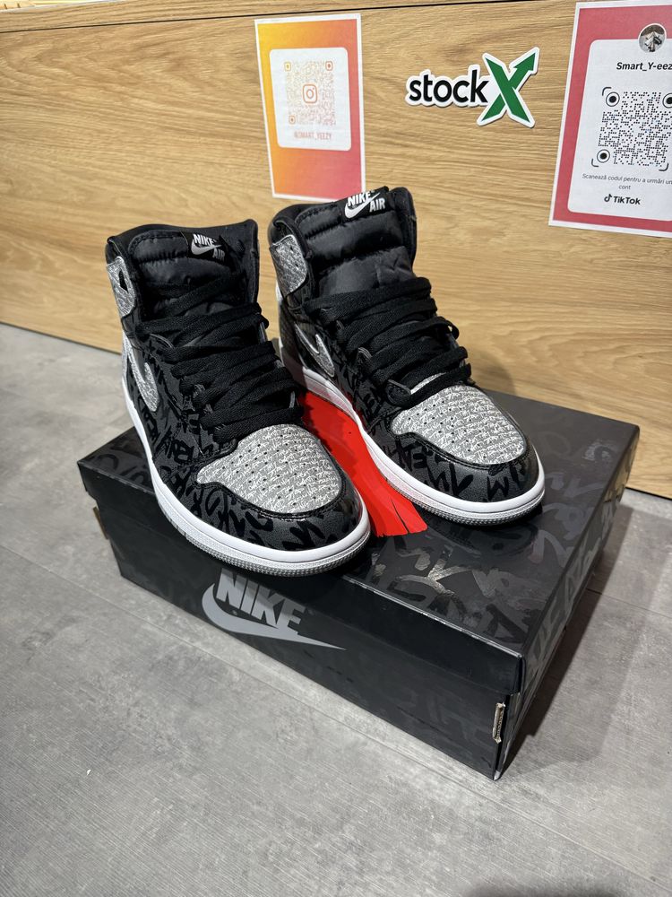 Nike Air Jordan 1 High Retor OG Rebellionaire,Poze Reale