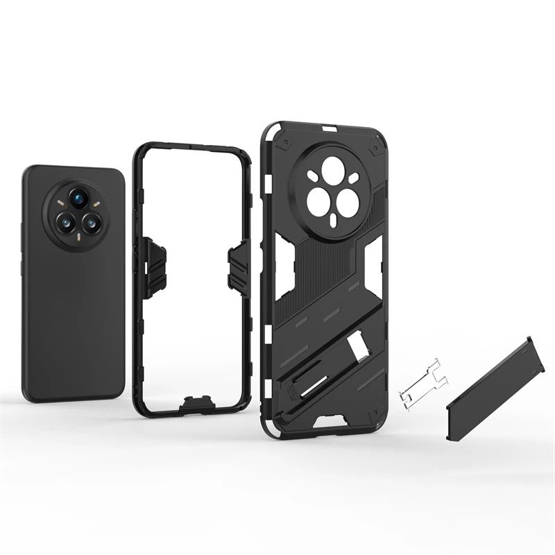 Realme 14 Pro+ 5G / PUNK ARMOR Удароустойчив кейс гръб със стойка