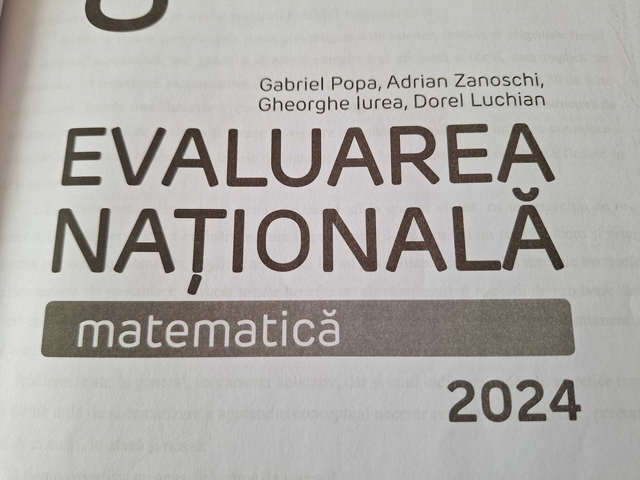 Matematica. Evaluarea Nationala 2023. Clasa a VIII-a, Gheorghe Iurea