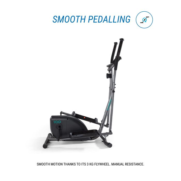 Bicicletă eliptică Essential 100 Fitness - produs resigilat Decathlon