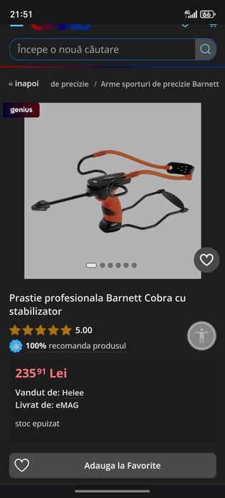 Praștie Barnett Cobra