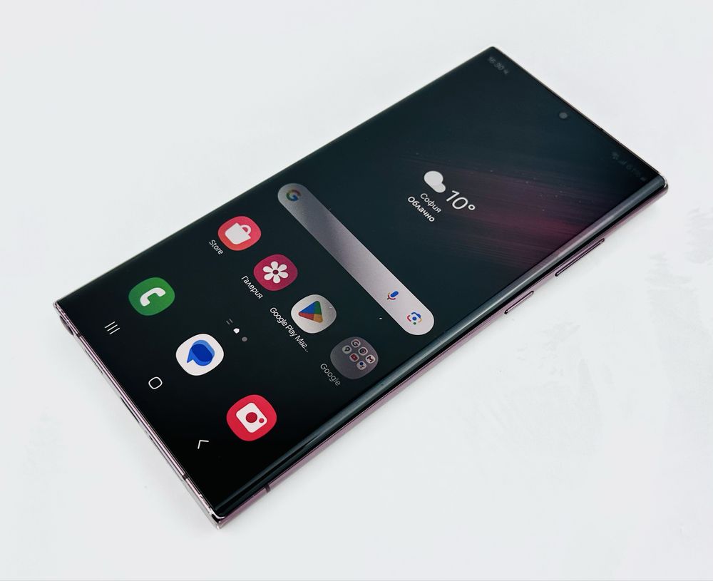 Samsung Galaxy S22 Ultra 5G 128GB Burgundy Отличен! Гаранция!