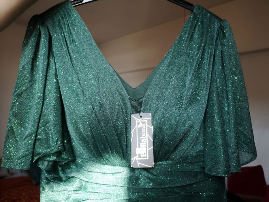 Rochie de Ocazie Verde Smarald Marimea 48