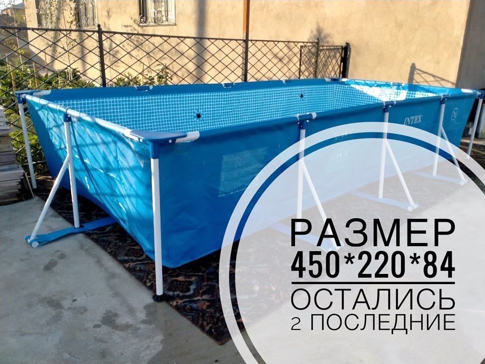 Каркасные и надувные бассейны всех размеры есть