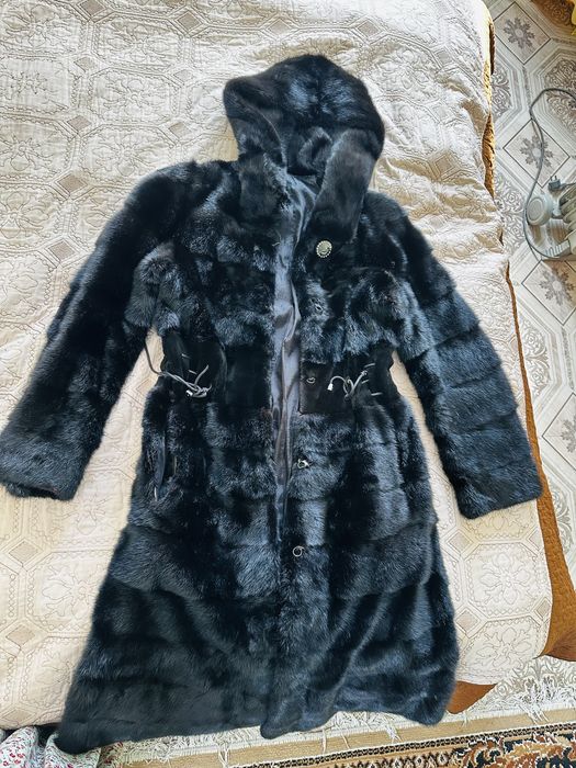 Шуба норковая теплая