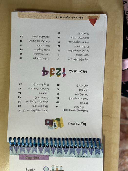 Caiet cu jocuri română și engleză, 8-9 ani