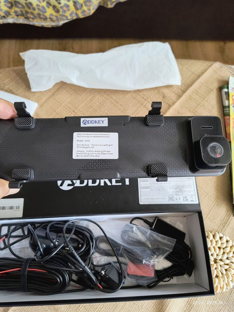Camera auto față spate