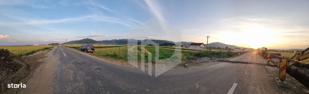 Teren Gura Râului-Orlat-1782 MP-2 fronturi-Utilitatile la 30 ml