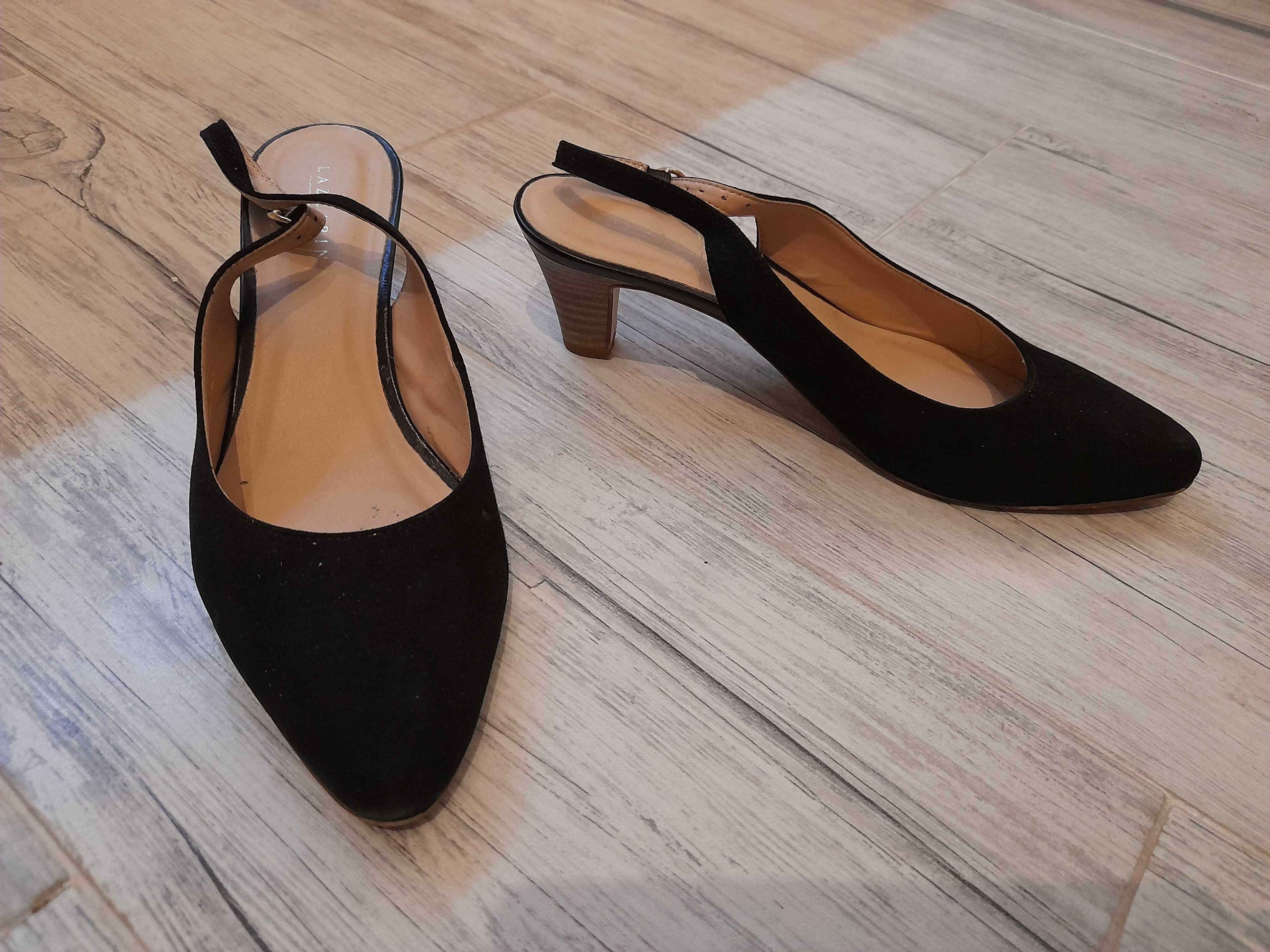 Черни обувки, естествена кожа