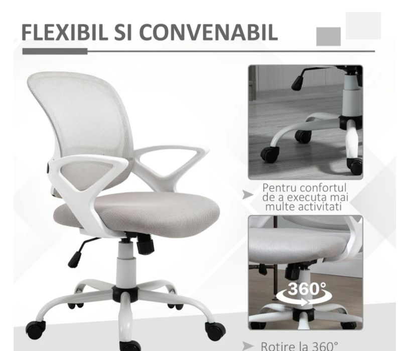 2 buc Scaun birou asamblat NOU