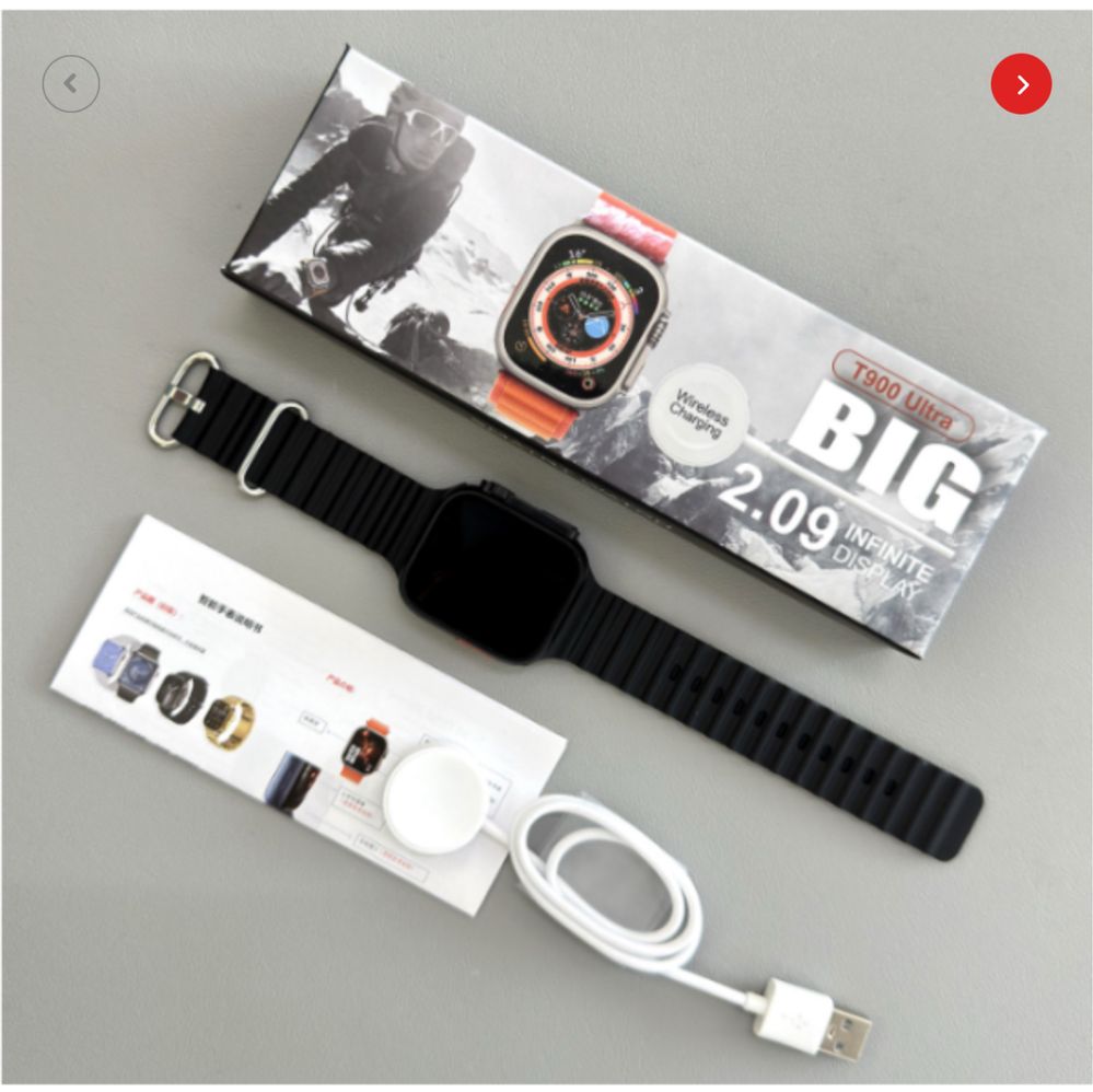 Смарт часовник smart watch T800 Ultra