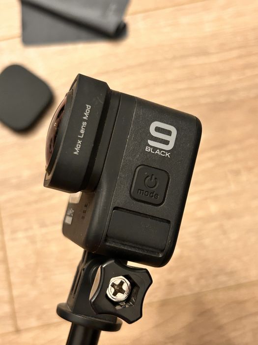 GoPro HERO9 Black, 5K, Wi-Fi, GPS, + Black Max Lens