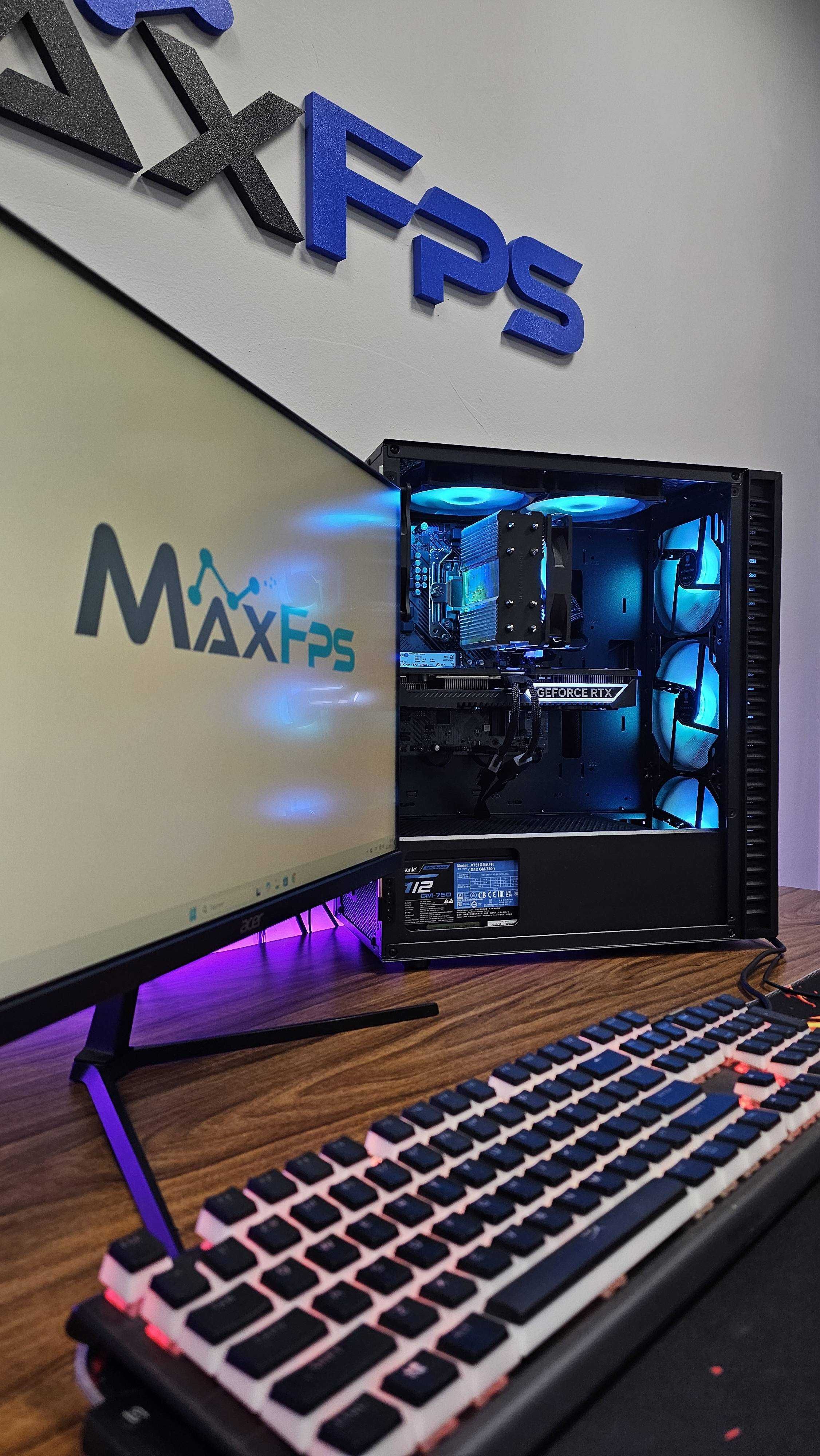 Гаранция! RTX 4060TI, Ryzen 7 5700X, 16GB RAM, Геймърски компютър!