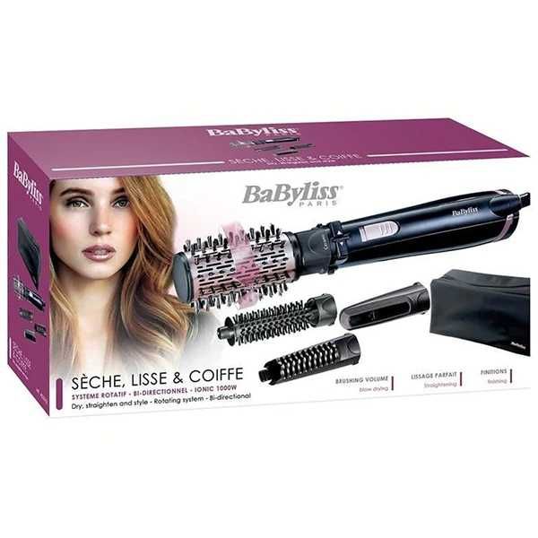 Perie rotativa BABYLISS Beliss AS200E, 1000W,2 viteze, Invelis Ceramic