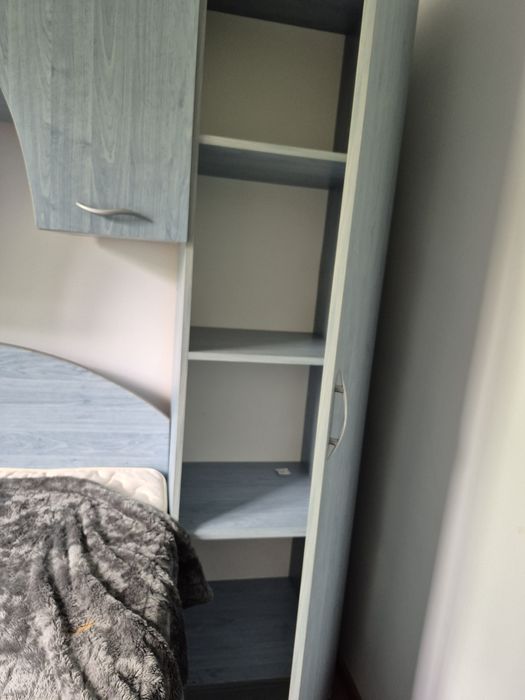 Mobila dormitor culoarea bleu sidef