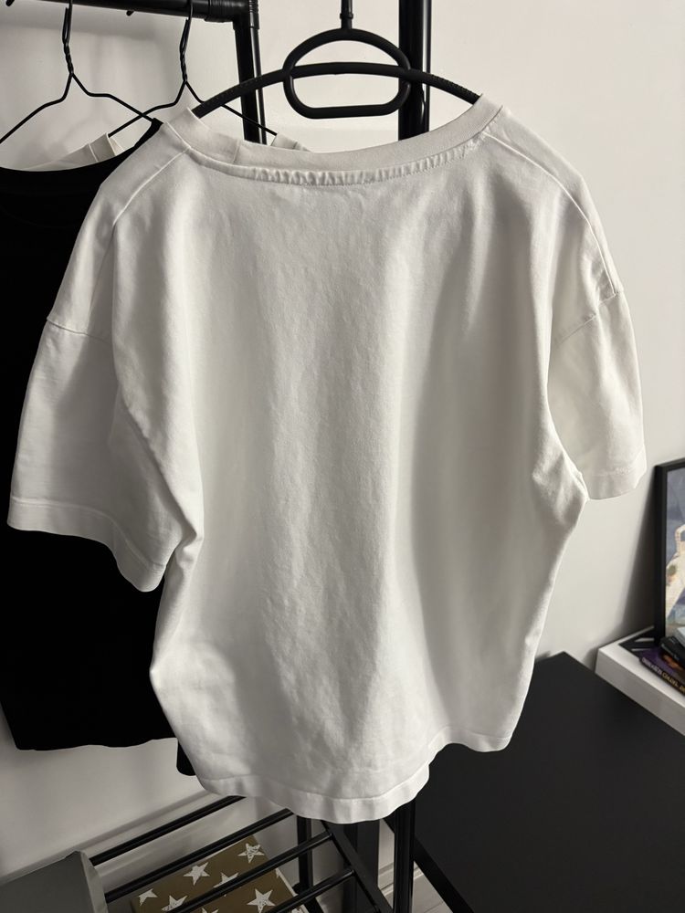 Zara бяла тениска