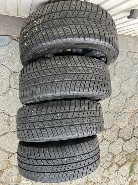 Jante 5x112mm, anvelope iarna 245/45 R18, VW Passat Alltrack, Arteon