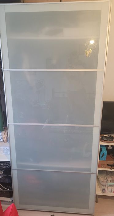 Usa culisanta sticla ikea pax 100x236