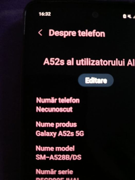 Vând telefon Samsung a 52 5G perfect funcțional sau dau la schimb