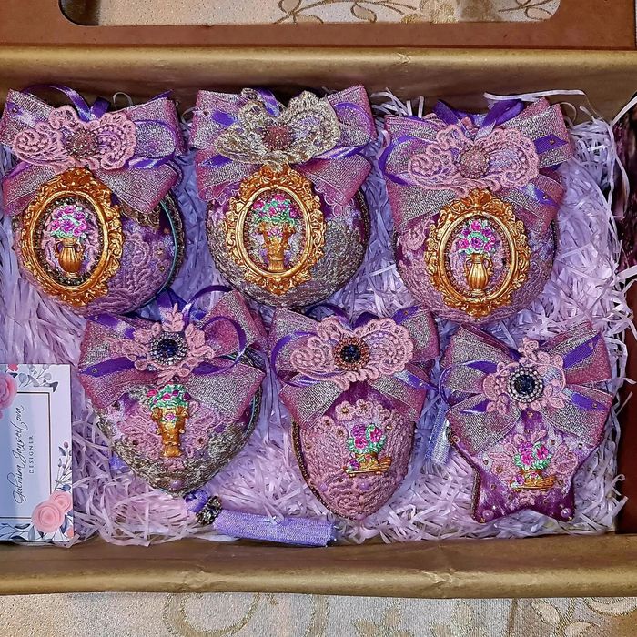Продам эксклюзивный Новогодний набор бархатных игрушек