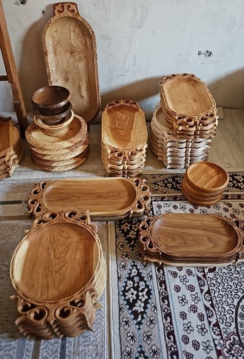 Астау из ясеня и карагача.