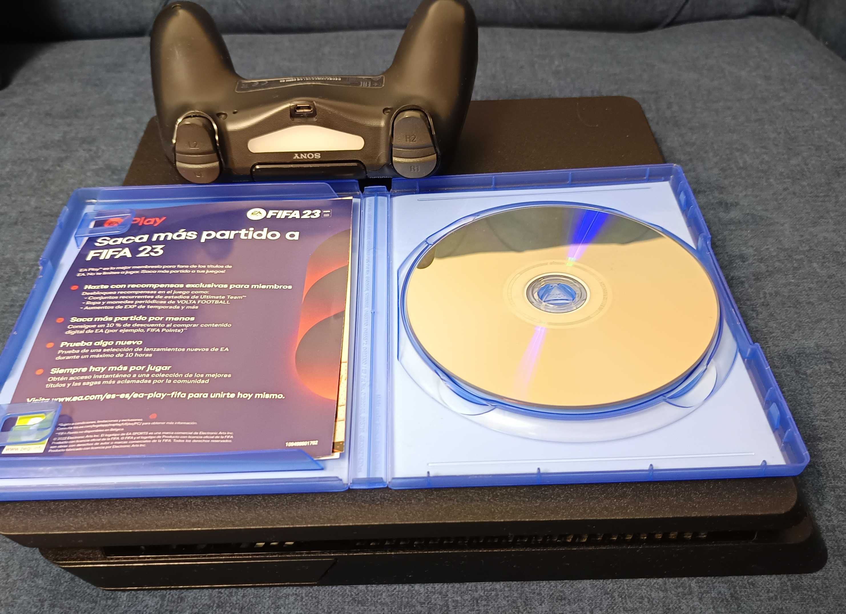 Consola Sony PlayStation 4 PS4 Slim500Gb Fifa23 impecabila completa