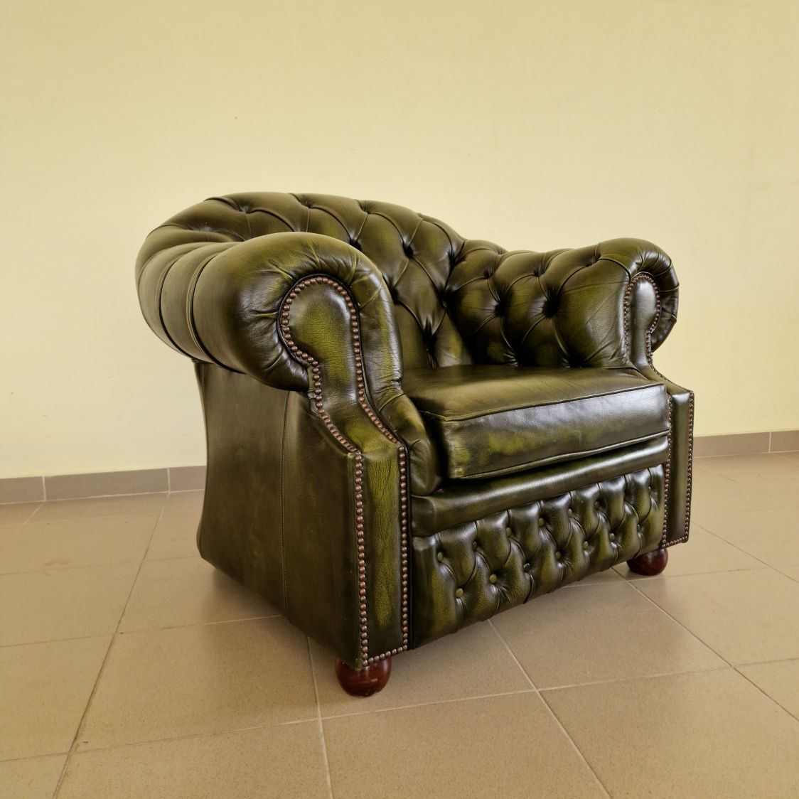 Комплект Кожени Дивани Chesterfield Честърфийлд