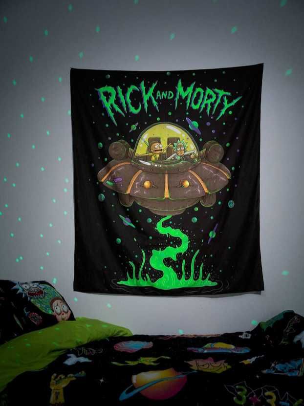 Постер Рик и Морти (Rick and Morty) - светещ в тъмното
