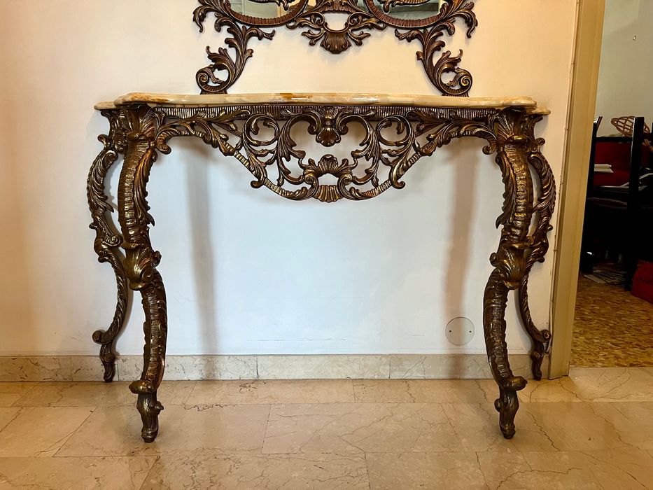 Старинна конзола с огледало!