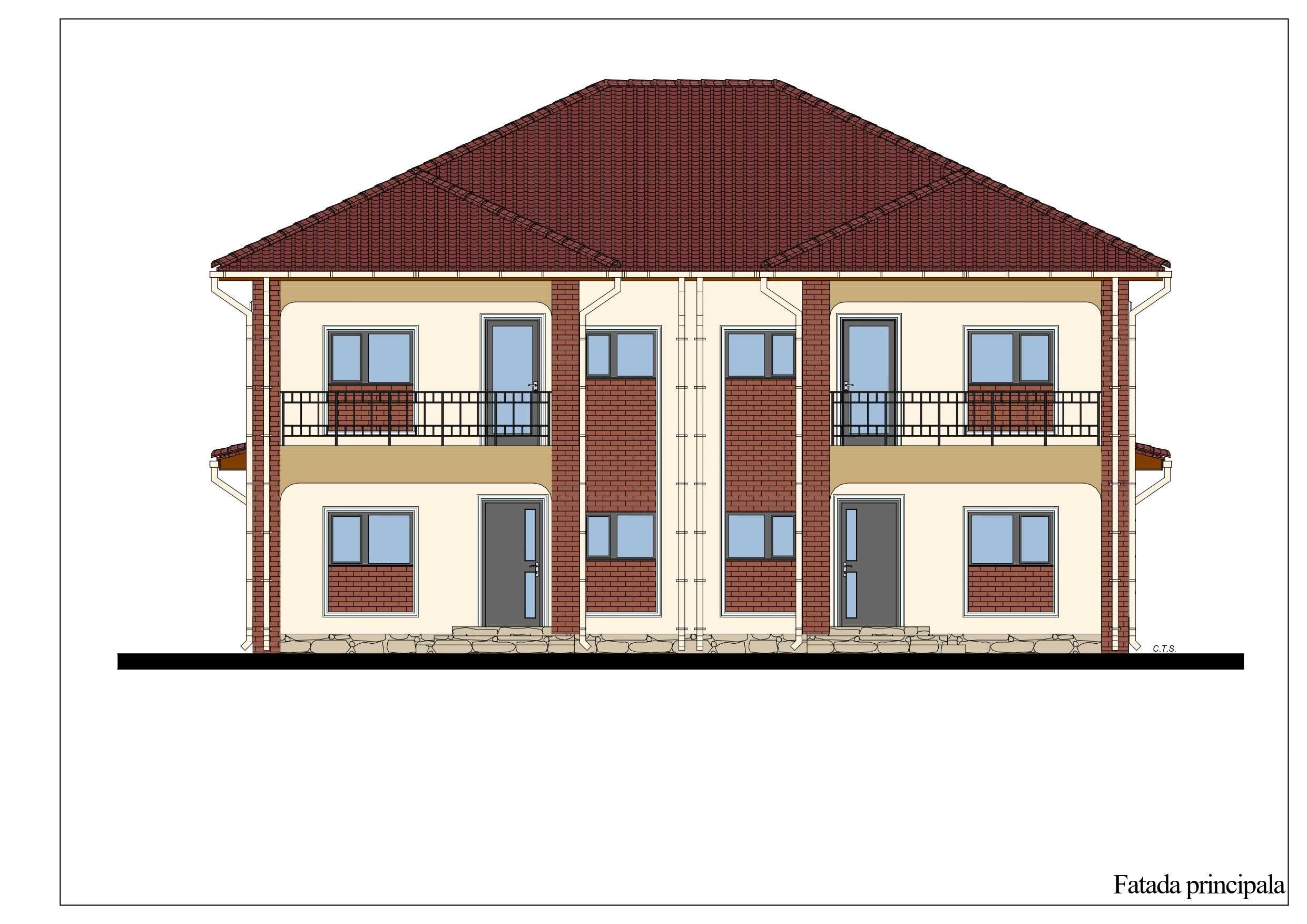 Proprietar vand duplex stil mediteranean langa de padure Str.Parului