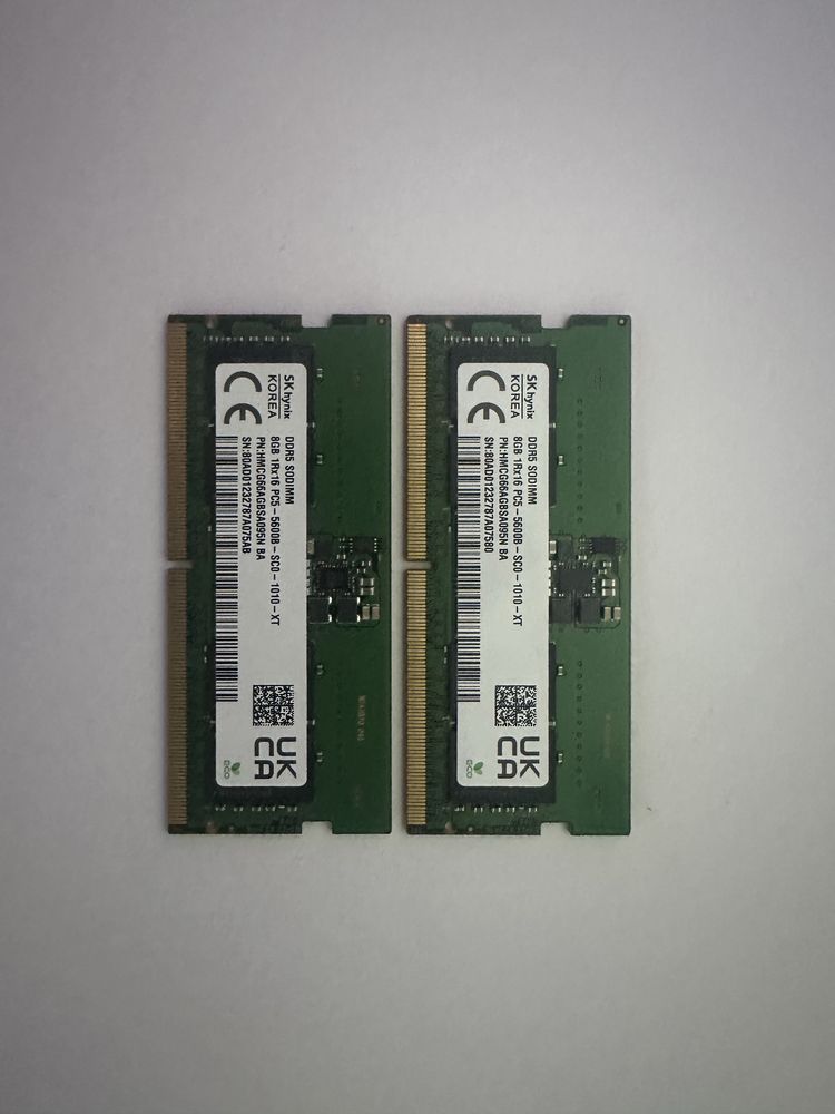 16GB Ran ddr5 5600MHZ 2x8 Laptop